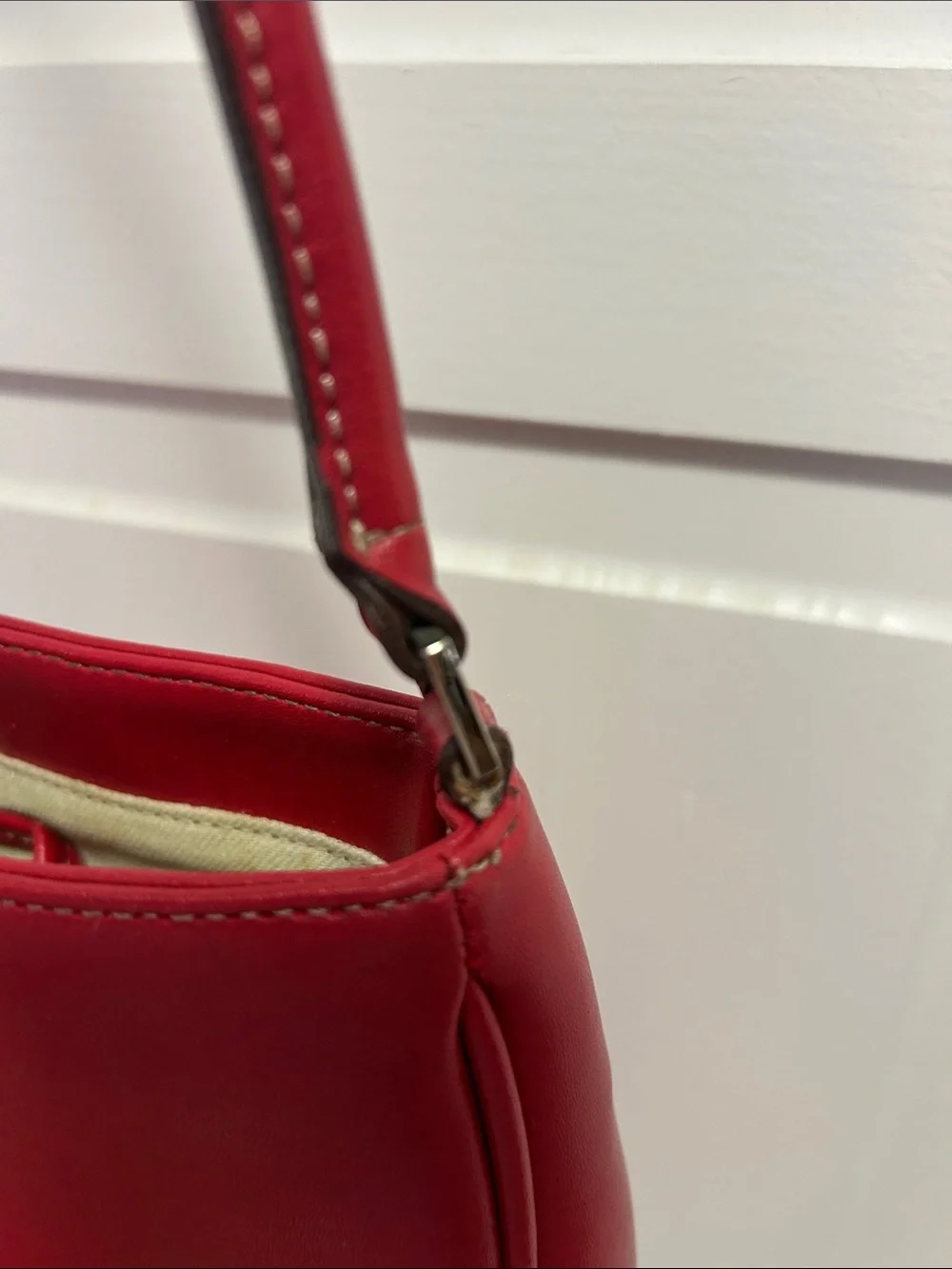 Nine West Red Classic Shoulder Bag - Elegant Everyday Tote